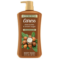 Caress Body Wash for Women, Shea Butter & Brown Sugar Shower Gel for Dry Skin 30 fl oz EasyOptionXY LLC
