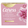 Caress Bar Soap for Women, Daily Silk White Peach & Orange Blossom for All Skin 3.75 oz 12 Ct EasyOptionXY LLC