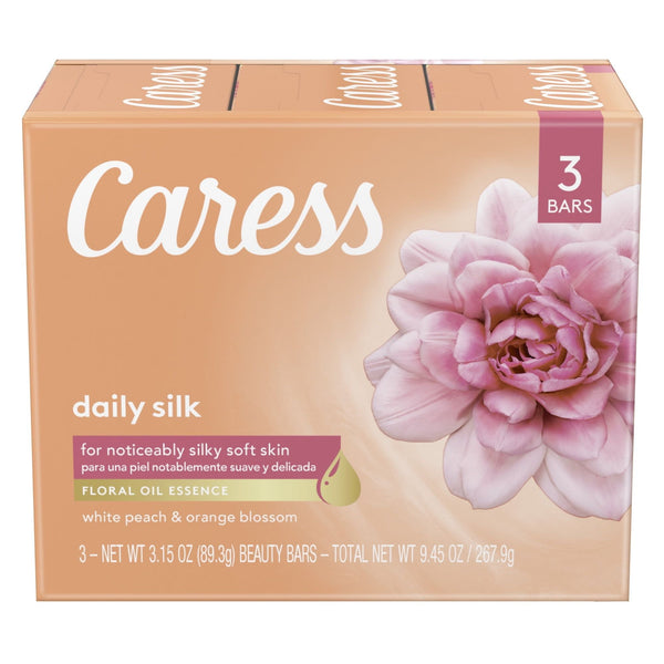 Caress Beauty Bar Soap Daily Silk 3.15 oz 3 Bars EasyOptionXY LLC