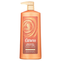 Caress Body Wash for Women, Shea Butter & Brown Sugar Shower Gel for Dry Skin 25.4 fl oz EasyOptionXY LLC