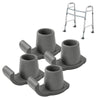 KEKOY 4Pack Walker Ski Glides, Fits 1.1" Shaft,Durable and Smooth Walker Accessories, Universal Fit Walker Feet Replacement, Gary EasyOptionXY LLC