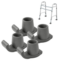 KEKOY 4Pack Walker Ski Glides, Fits 1.1" Shaft,Durable and Smooth Walker Accessories, Universal Fit Walker Feet Replacement, Gary EasyOptionXY LLC