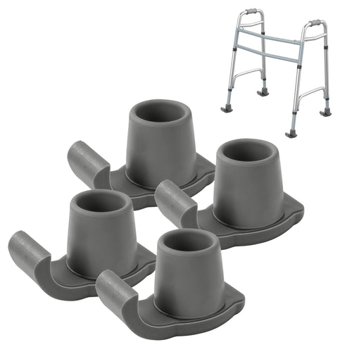 KEKOY 4Pack Walker Ski Glides, Fits 1.1" Shaft,Durable and Smooth Walker Accessories, Universal Fit Walker Feet Replacement, Gary EasyOptionXY LLC