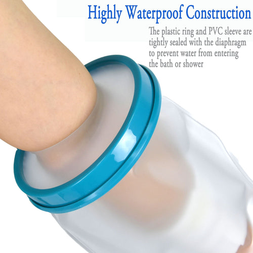 KEKOY Cast Covers for Shower Leg, Reusable Adult Waterproof Full Leg Cast Protector Shower Bandage Wound Showering for Broken Long Leg Knee Foot Ankle Wound Burns, 31.5in EasyOptionXY LLC