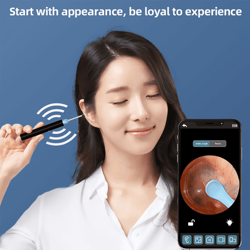 Kekoy Ear Camera and Wax Remover, 1080P Ear Wax Removal Kit, Wireless Otoscope Ear Cleaning Kit with Lights and 6 Ear Scoops EasyOptionXY LLC