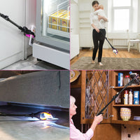 Kekoy 32'' Folding Grabber Reacher Tool with Light, Trash Grabber Reaching Pick up Aluminum Purple EasyOptionXY LLC