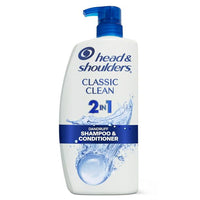 Head & Shoulders 2 in 1 Dandruff Shampoo and Conditioner; Classic Clean; 28 oz EasyOptionXY LLC