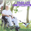 36" Grabber Reacher, Kekoy Foldable Grabbers for Elderly Grab it Reaching Tool Heavy Duty, Anti-Slip Rotating Jaw with Magnet, 4" Wide Claw Opening Reachers for Seniors, Trash Picker Tool(Purple) EasyOptionXY LLC