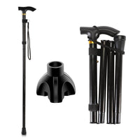 KEKOY Walking Canes for Women Men, Folding Cnes for Walking, 5-Level Adjustable Heights - Self Standing Folding Cane,Portable Collapsible Cane EasyOptionXY LLC