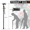 KEKOY Walking Canes for Women Men, Folding Cnes for Walking, 5-Level Adjustable Heights - Self Standing Folding Cane,Portable Collapsible Cane EasyOptionXY LLC