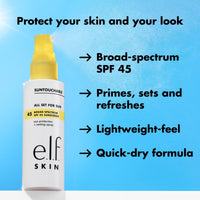 e.l.f. SKIN Suntouchable All Set for Sun SPF 45, 2 fl oz EasyOptionXY LLC
