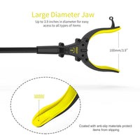 KEKOY 2 PCS 32" Foldable Reacher Grabber Tool with Light, Trash Picker Grabber with Arm Extension for Reaching Aid EasyOptionXY LLC