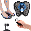 KEKOY EMS Foot Massager Pad with Romote Control, Electric USB Rechargeable Foot Massage Mat with 8 Modes 19 Intensity Promote Blood Circulation EasyOptionXY LLC