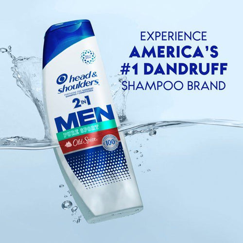 Head and Shoulders Mens 2 in 1 Dandruff Shampoo and Conditioner; Old Spice; 28.2 oz EasyOptionXY LLC