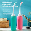 KEKOY 2 Pack Portable Bidet for Travel, Handheld Bidet Sprayer with Travel Bag, 500ML Capacity Travel Bidet for Personal Hygiene Cleaning, Pink & Green EasyOptionXY LLC