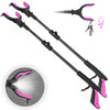 Kekoy 32" 2 Pack Reacher Grabber Tool, Foldable Grabbers for Elderly, Trash Picker Grabber with Light, Magnetic Pick up Tool Reaching Aids, Purple EasyOptionXY LLC
