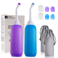 KEKOY 2 Pack Portable Travel Bidets Bottle for Postpartum Care, Handheld Bidet Sprayer with Travel Bag, 500ML Capacity for Personal Hygiene Cleaning EasyOptionXY LLC