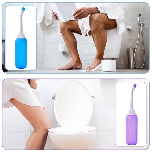 KEKOY 2 Pack Portable Travel Bidets Bottle for Postpartum Care, Handheld Bidet Sprayer with Travel Bag, 500ML Capacity for Personal Hygiene Cleaning EasyOptionXY LLC