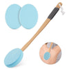 KEKOY Long Handle Lotion Applicator, Back Scrubber Massager Bath Brush Lotion Applicator for Feet with 3 Pads for Women Men Bath Body Care EasyOptionXY LLC