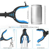Kekoy 44'' Extended Grabber Reacher Tool, Grabbers for Elderly Grab It Reaching Tool with Light, Foldable Pickup Tool Trash Stick with Magnetic, Reachers Assist and Grabbers for Seniors, Blue EasyOptionXY LLC