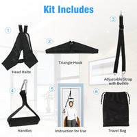 KEKOY Neck Stretcher Cervical Neck Traction Device for Home Use, Portable Hammock Over Door for Neck Pain Relief, Neck Sling Door Hanginger with Travel Bag EasyOptionXY LLC