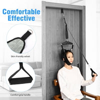 KEKOY Neck Stretcher Cervical Neck Traction Device for Home Use, Portable Hammock Over Door for Neck Pain Relief, Neck Sling Door Hanginger with Travel Bag EasyOptionXY LLC