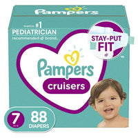 Pampers Cruisers Active Fit Taped Diapers Size 7, 80 Count EasyOptionXY LLC