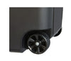 Hyper Tough 45 Gallon Wheeled Heavy Duty Plastic Garbage Can, Attached Lid, Black EasyOptionXY LLC