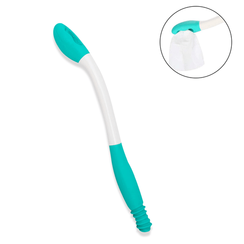 Toilet Aid Wiper, Bathroom Self Assist Tool with Long Handle, Toilet Tissue Assistance Wand Concenient for Mobility Handicap, 15.7 inch EasyOptionXY LLC