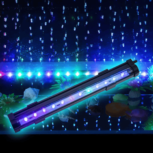LED Air Bubble Aquarium Light, Underwater Submersible Fish Tank Light, Color Changing 9.8" LED Fish Tank Lights Aquarium Tools, 2 Watt EasyOptionXY LLC