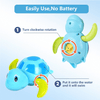 Baby Bath Toys, 3 Pack Swimming Turtle Bath Toys for Toddlers, Bathtub Windup Water Toy for Boys and Girls, Cute Floating Pool Toys for 1 2 3 4 5 Year Old Child Kids EasyOptionXY LLC