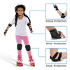 Kids Guards Protective Gear for 3-8 Years Toddlers, Knee and Elbow Pads with Wrist Guards 3 in 1 Sports Gear Set for Bike, Roller Skating, Skateboard, Black EasyOptionXY LLC