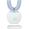 Ultrasonic Automatic Toothbrush, 360? Electric Sonic Toothbrush for Teeth Whitening, U-Shaped Wireless Charging Toothbrush for Gums Protection (White) EasyOptionXY LLC