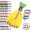 Braiding Friendship Bracelet Making Kit, Kids Jewelry Making Kit with 25 Pre-Cut Threads, Arts and Crafts Toy for 8-12 Year Old Girls Christmas Birthday Gifts EasyOptionXY LLC