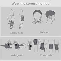 Adjustable Kids Helmet Set, Protective Gear Set with Knee Pads and Elbow Wrist Guards for 3~10yrs Girls Boys Bike Roller Skating Cycling Scooter, Red EasyOptionXY LLC