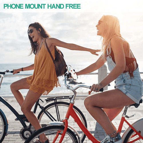 Bicycle & Motorcycle Phone Mount, 3 Packs Silicone Cell Phone Holder Band, Universal Adjustable Bike Phone Holder for Bicycle Bike, Motorcycle, Handlebar (Red, Green, Black) EasyOptionXY LLC