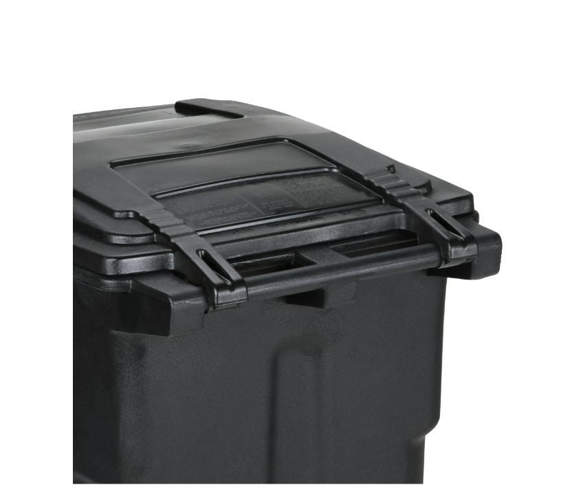 Toter 64 gallon black garbage can with wheels and lid EasyOptionXY LLC