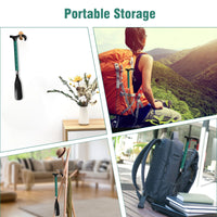 KEKOY 14" to 34" Shoe Horn Long Handle, Adjustable and Retractable Expander Shoe Stick, Portable Stainless Steel Long Shoehorn for Seniors EasyOptionXY LLC