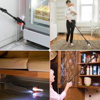 44" 2 Pack Extra Long Grabber Reacher Tool Foldable Pick Up Stick with Light, Hand Grabber for Reaching EasyOptionXY LLC