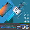 Kids Microphone, Wireless Bluetooth Microphone with LED Lights, Children Microphone Singing Toys Christmas Gifts for Kids and Adults, Blue EasyOptionXY LLC