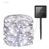 33 FT 100 LED Outdoor Solar String Lights, Waterproof Solar Fairy Lights for for Garden Patio Yard Decorative (Cool White) EasyOptionXY LLC