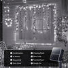 33 FT 100 LED Outdoor Solar String Lights, Waterproof Solar Fairy Lights for for Garden Patio Yard Decorative (Cool White) EasyOptionXY LLC