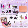 21 Pcs Pretend Makeup Kit for Toddlers, Girls Pretend Play Makeup Set with Cosmetic Bag, Pretend Play Set Cosmetics Toy for Kids Age 3, 4, 5 (Fake Makeup) EasyOptionXY LLC