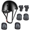 Adjustable Kids Helmet Set, Protective Gear Set with Knee Pads and Elbow Wrist Guards for 3~10yrs Girls Boys Bike Roller Skating Cycling Scooter, Black EasyOptionXY LLC