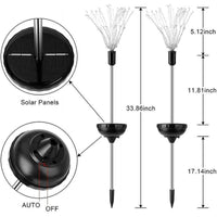 2 Pack Solar Firework Lights, 120 LEDs Outdoor Garden Fairy Lights, Waterproof Twinkle Solar Lights for Patio Lawn Christmas Decor (Warm White) EasyOptionXY LLC