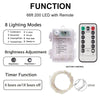 66 Feet 200 LED Fairy Lights with Remote Timer, Battery Operated Twinkle String Lights for Bedroom, Garden, Party, Christmas Indoor and Outdoor Decors Warm White EasyOptionXY LLC