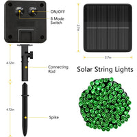 72 FT 200 LED Solar String Lights, Outdoor Solar Christmas Lights, Waterproof Solar Fairy Lights for Garden, Fence, Party Decorations, Green EasyOptionXY LLC