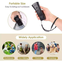 Anti Barking Device, Ultrasonic Dog Barking Deterrent Pet Training Device, Handheld Dog Trainer, Bark Control Indoor Outdoor Training Tool EasyOptionXY LLC