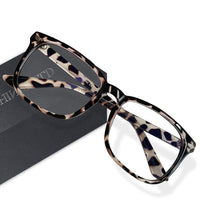 Blue Light Blocking Glasses, Computer Gaming Glasses for Women Men, Anti Eyestrain & UV Glasses, Leopard EasyOptionXY LLC