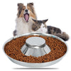 Puppy Feeder Bowl, Stainless Steel Dog Bowls for Puppy, Food Feeding Weaning Bowl for Small Medium Large Dogs (Large Size, 13.4 Inch) EasyOptionXY LLC